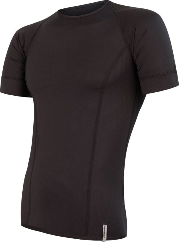Pánské funkční tričko SENSOR Coolmax tech černá Barva: černá, Velikost: XXXL