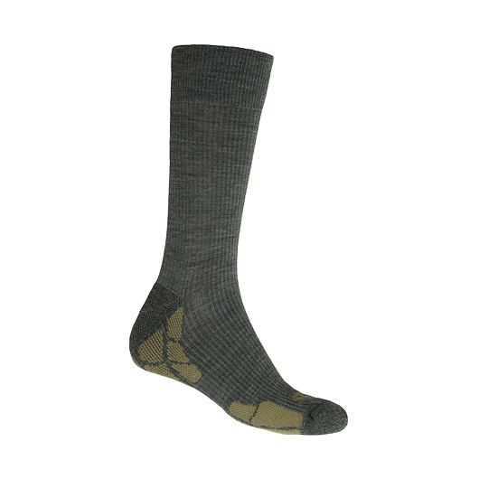 Turistické merino ponožky SENSOR Hiking Merino safari/khaki Barva: Zelená, Velikost: 9/11