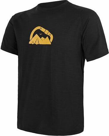 Pánské merino triko SENSOR Air Pt Summit černá Barva: černá, Velikost: XL