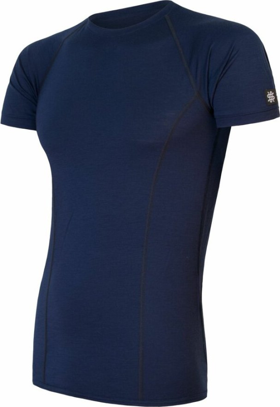 Pánské termo triko SENSOR Merino Active deep blue Barva: Modrá, Velikost: S