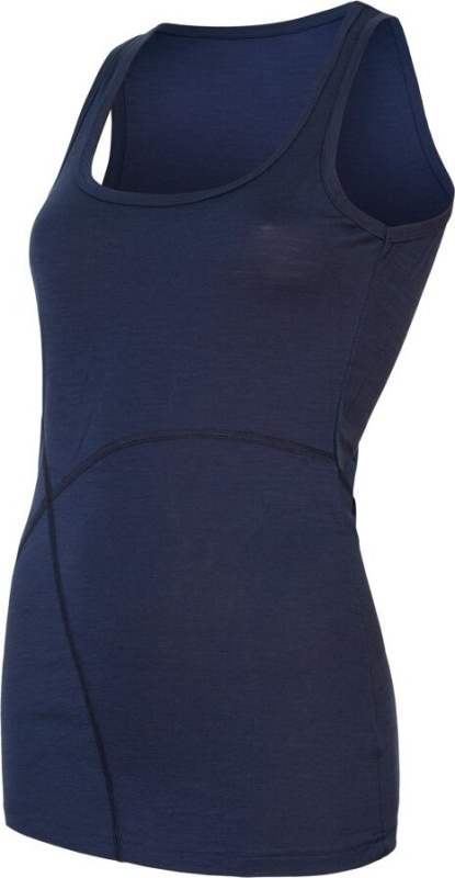 Dámský termo nátělník SENSOR Merino Active deep blue Barva: Modrá, Velikost: S