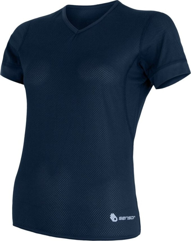 Dámské funkční triko SENSOR Coolmax Air deep blue Barva: Modrá, Velikost: S
