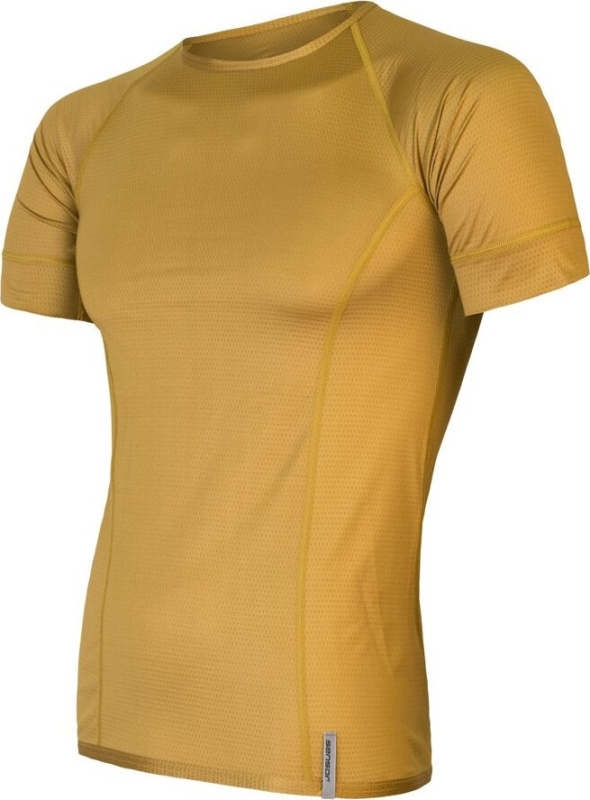 Pánské funkční triko SENSOR Coolmax Tech mustard Barva: žlutá, Velikost: XXL