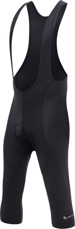 Pánské 3/4 cyklistické kalhoty SENSOR Cyklo Entry true black Barva: černá, Velikost: S