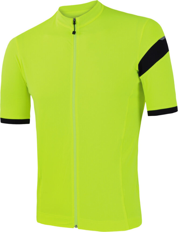 Pánský cyklistický dres SENSOR Cyklo Coolmax Classic neon yellow Barva: žlutá, Velikost: M