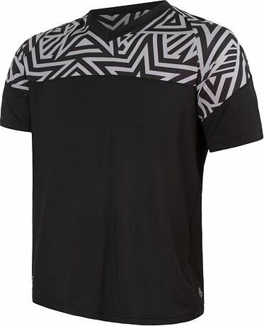 Pánský cyklistický dres SENSOR Helium černá/stars Barva: černá, Velikost: XL