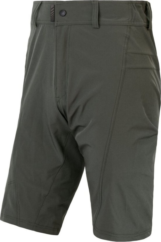 Pánské cyklistické kraťasy SENSOR Helium olive green Barva: Zelená, Velikost: M