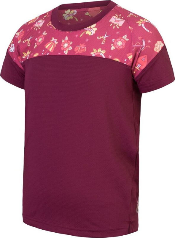 Dětský cyklistický dres SENSOR Cyklo Helium lilla/girls tattoo Barva: fialová, Velikost: 120