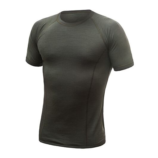 SENSOR MERINO AIR pánské triko kr.rukáv olive green Velikost: S