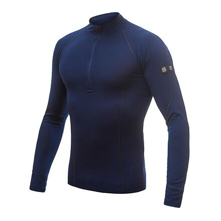 Pánské termo triko SENSOR Merino Active deep blue Barva: Modrá, Velikost: S