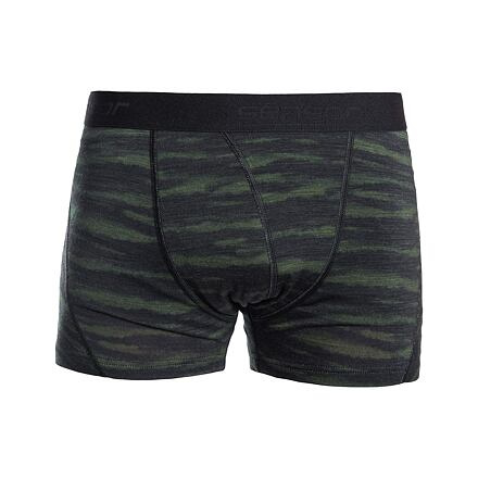 Pánské termo trenky SENSOR Merino Impress černá/batik Barva: černá, Velikost: L