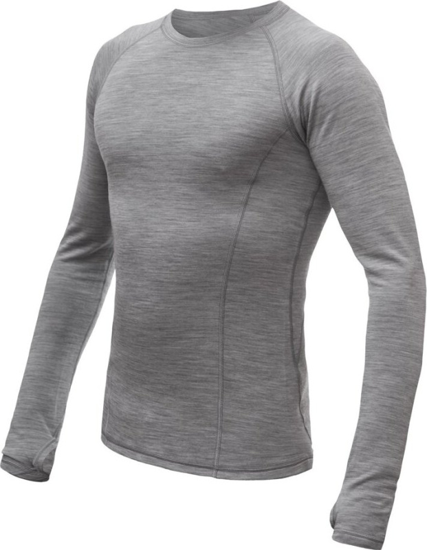 Pánské termo triko SENSOR Merino Bold cool gray Barva: šedá, Velikost: XXL