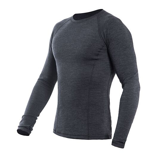 Pánské termo triko SENSOR Merino Bold anthracite gray Barva: šedá, Velikost: XL