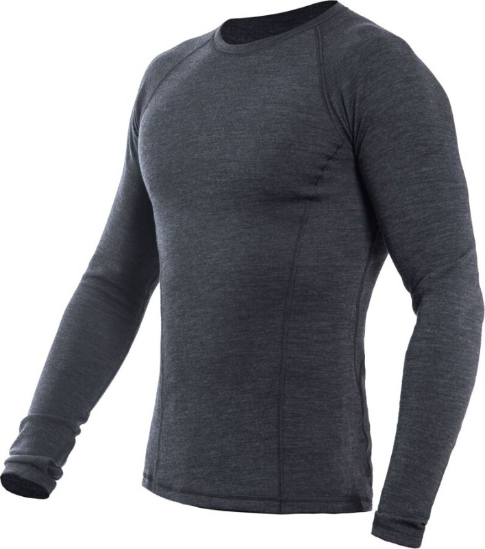 Pánské termo triko SENSOR Merino Bold anthracite gray Barva: šedá, Velikost: XXL