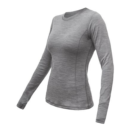 Dámské termo triko SENSOR Merino Bold cool gray Barva: šedá, Velikost: XL