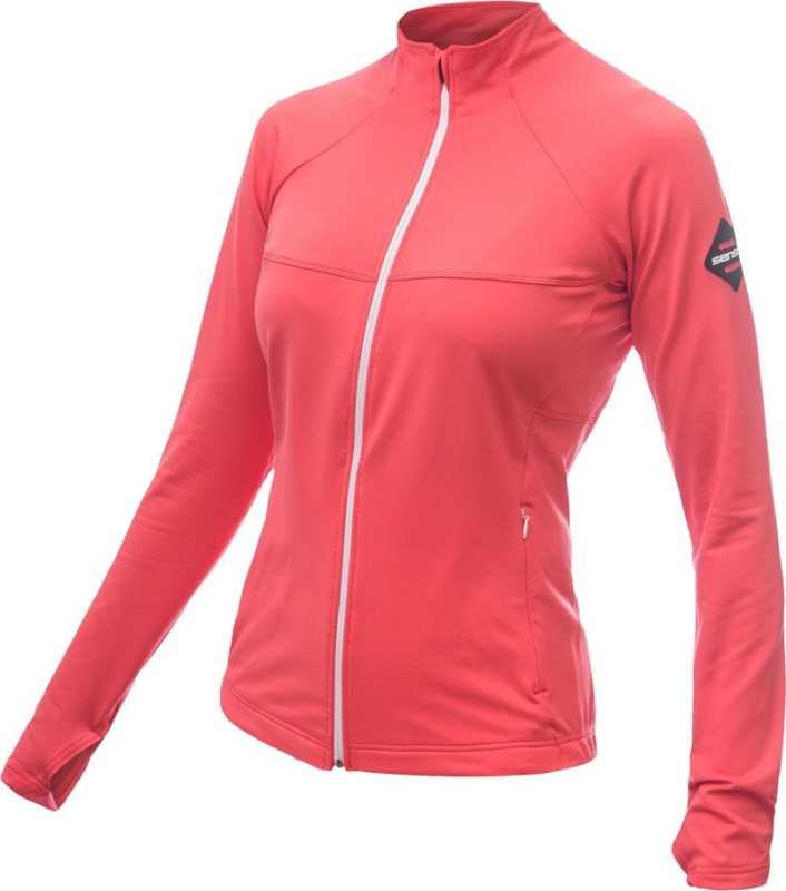 Dámská funkční mikina SENSOR Coolmax Thermo korál Barva: růžová, Velikost: XXL