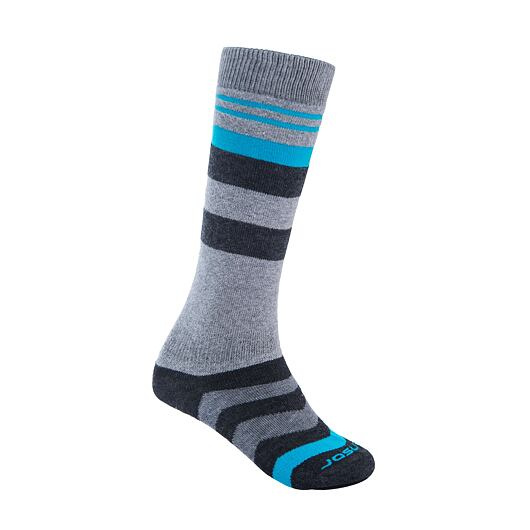 Merino ponožky SENSOR Slope šedá/černá/tyrkys Barva: černá, Velikost: 9/11