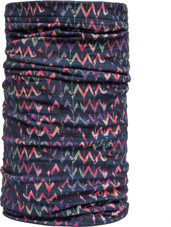 Multifunkční šátek SENSOR Tube Merino Impress deep blue/origami
