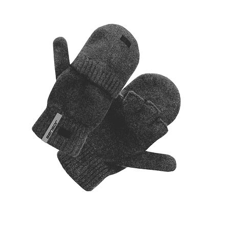 Unisex vlněné rukavice SENSOR Virgin Wool šedé Barva: šedá, Velikost: S/M