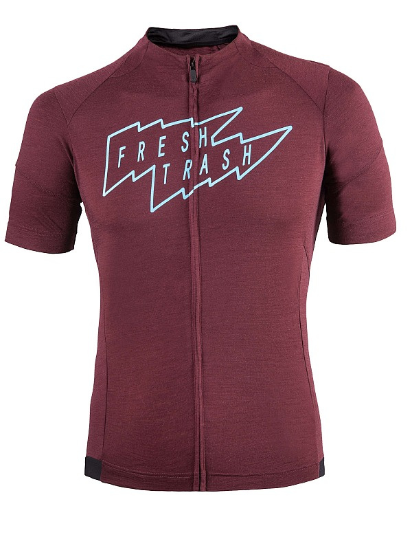 FRESH TRASH FT MEN'S LITE MERINO JERSEY MERLOT RED Velikost: M