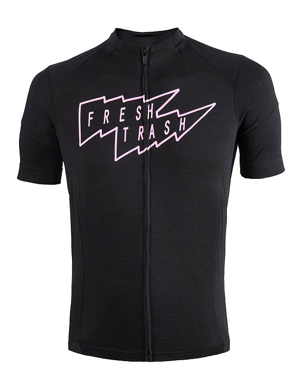 FRESH TRASH FT MEN'S LITE MERINO JERSEY TRUE BLACK Velikost: XL