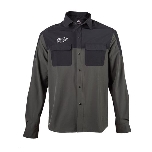 FRESH TRASH FT MEN´S RIDER LONG SLEEVE SHIRT OLIVE GREEN/BLACK Velikost: XXL