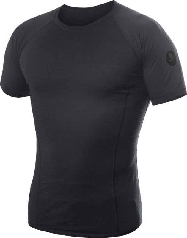 Pánské merino triko SENSOR Air černé Barva: černá, Velikost: S