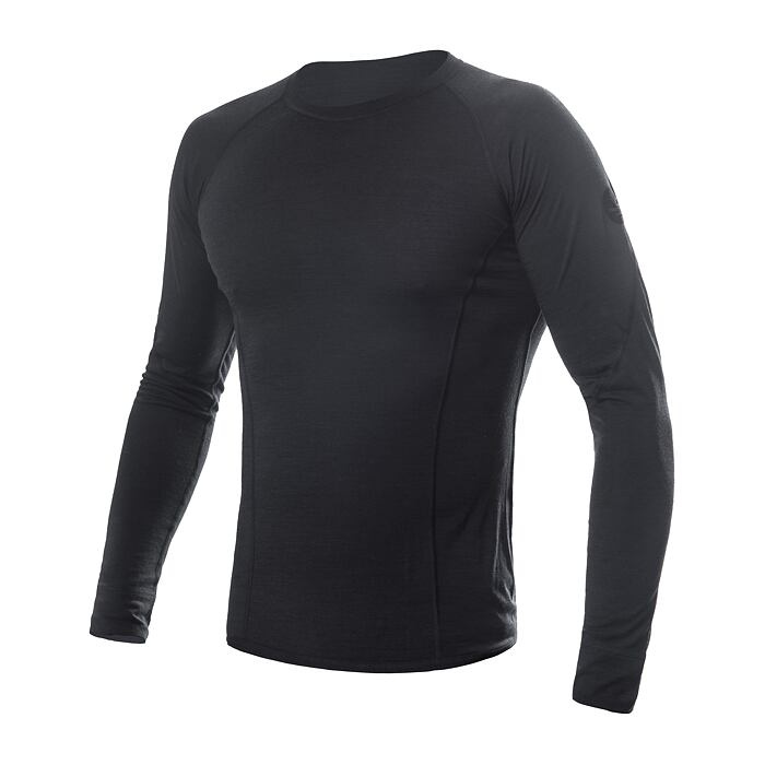 Pánské merino triko SENSOR Air černé Barva: černá, Velikost: XXL