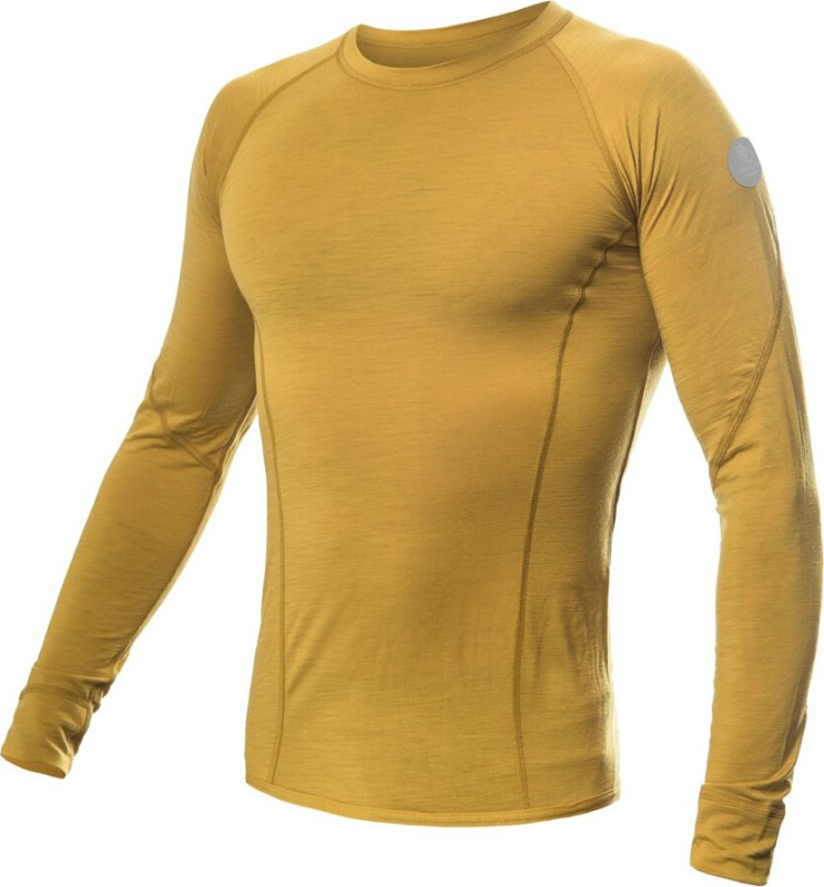 Pánské merino triko SENSOR Air žluté Barva: žlutá, Velikost: L