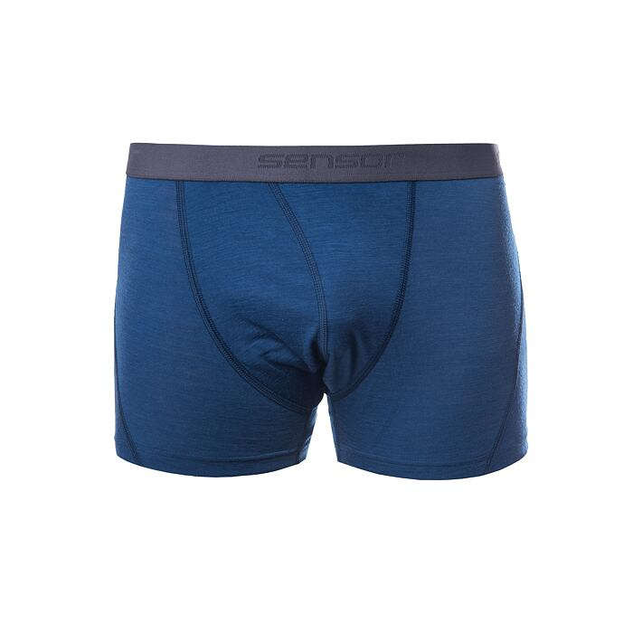 Pánské merino trenky SENSOR Air modré Barva: Modrá, Velikost: S