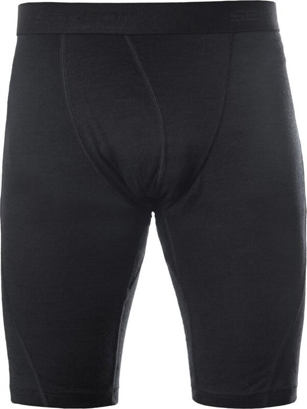 Pánské merino trenky SENSOR Air dlouhé černé Barva: černá, Velikost: XXL