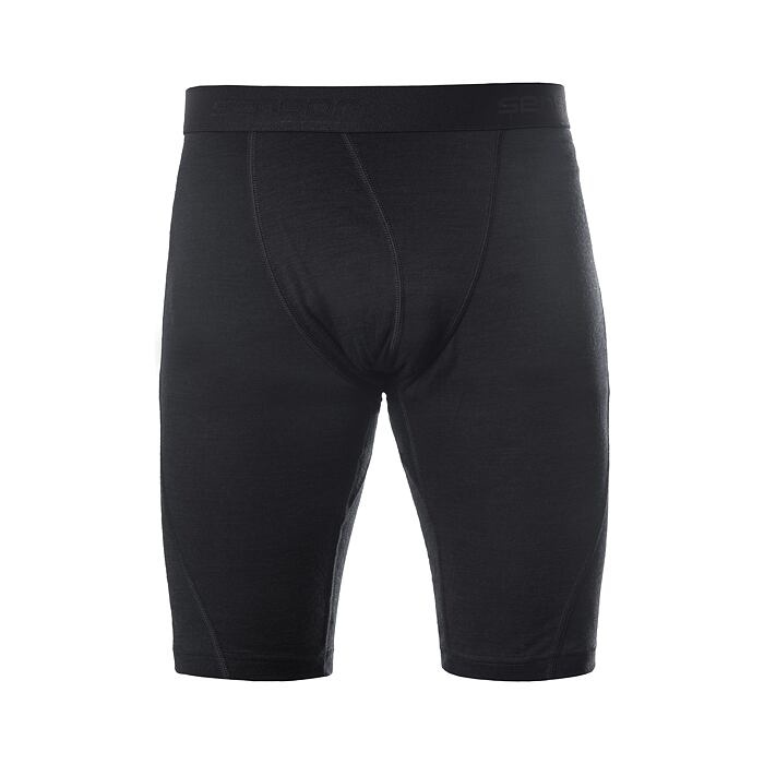 Pánské merino trenky SENSOR Air dlouhé černé Barva: černá, Velikost: XXL