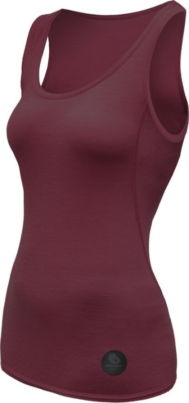 Dámské merino tílko SENSOR Air vínová Barva: červená, Velikost: XL