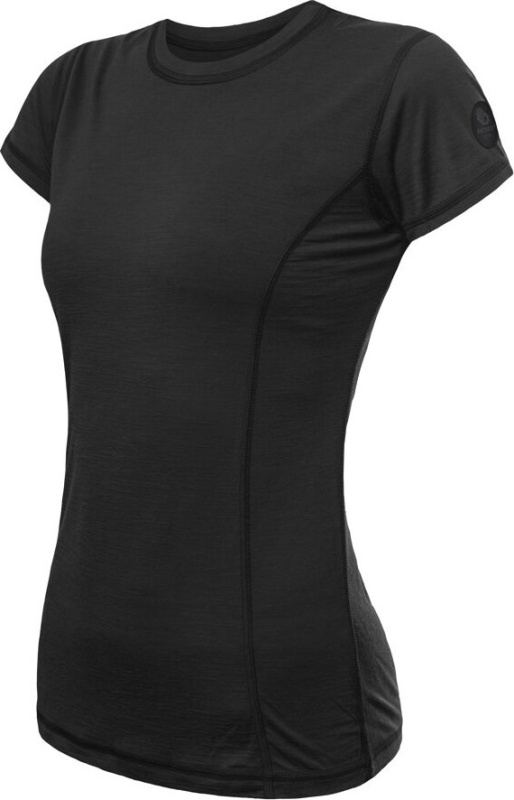 Dámské merino triko SENSOR Air černé Barva: černá, Velikost: XL