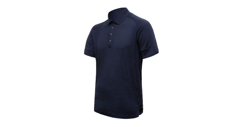 Pánské merino polo triko SENSOR Merino Active modré Barva: Modrá, Velikost: XL