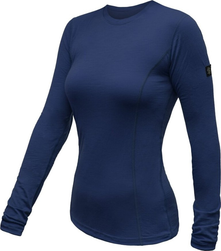 Dámské merino triko SENSOR Active modré Barva: Modrá, Velikost: L