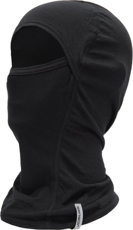 Sportovní merino kukla SENSOR Active černá Barva: černá, Velikost: M