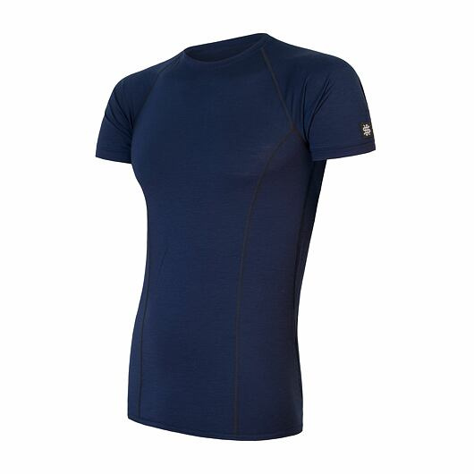Pánské termo triko SENSOR Merino Active deep blue Barva: Modrá, Velikost: XXXL