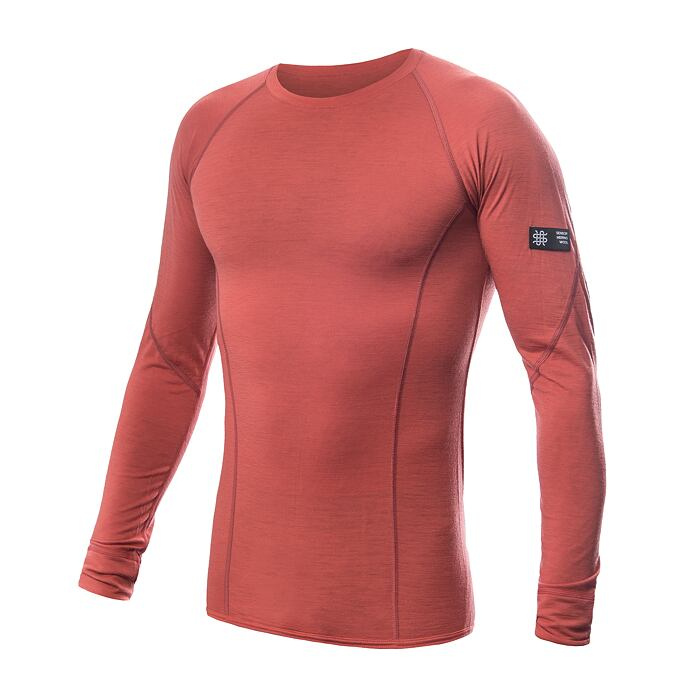 Pánské merino triko SENSOR Active oranžové Barva: oranžová, Velikost: XL