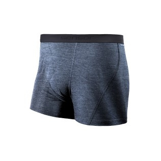 SENSOR MERINO LITE pánské trenky mottled blue Velikost: S