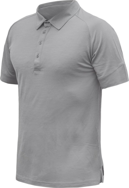 SENSOR MERINO ACTIVE POLO pánské triko kr.rukáv šedá Velikost: XXL