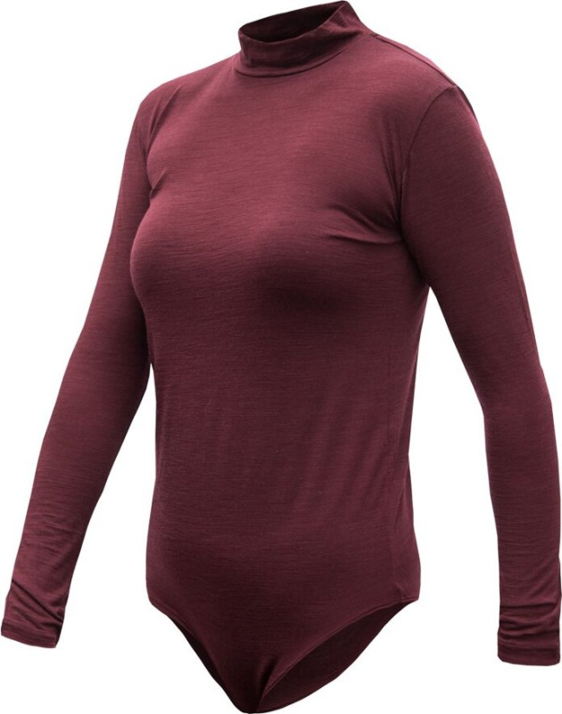 SENSOR MERINO AIR dámské body dl.rukáv port red Velikost: XL