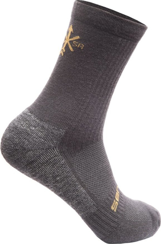 Unisex merino ponožky SENSOR Power šedé Barva: šedá, Velikost: 3/5