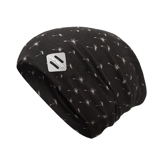 Unisex merino čepice SENSOR Impress Logo černá Velikost: L