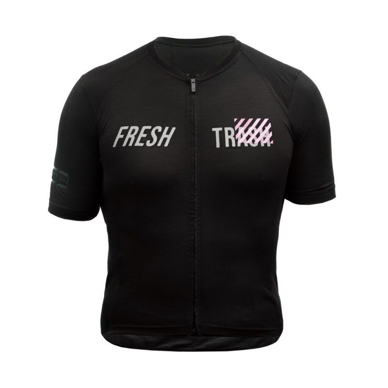 FRESH TRASH FT MEN'S LITE MERINO EVO JERSEY TRUE BLACK Velikost: XXL