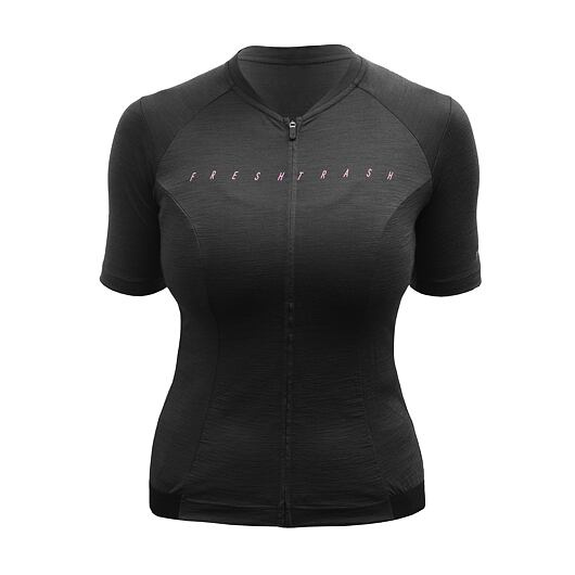 FRESH TRASH FT WOMEN'S LITE MERINO JERSEY TRUE BLACK Velikost: L