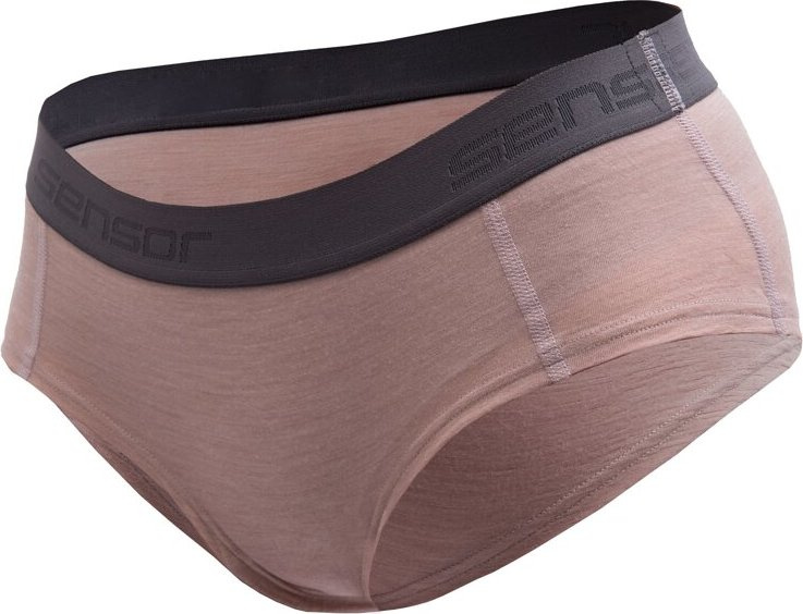 SENSOR MERINO AIR dámské kalhotky dusty pink Velikost: S