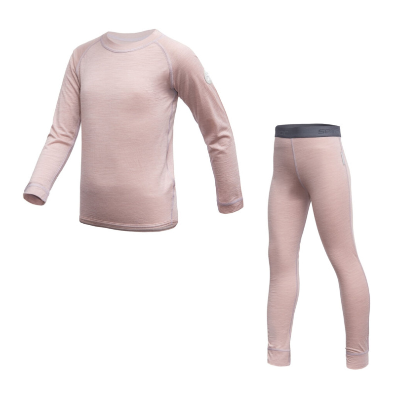 Dětský merino set SENSOR Merino Air Set růžový Barva: růžová, Velikost: 100