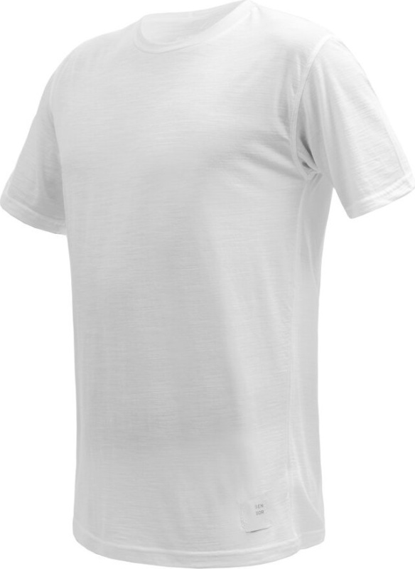 Pánské merino triko SENSOR Cordura bílé Barva: Bílá, Velikost: M