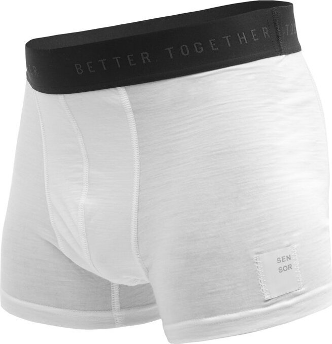 Pánské merino trenky SENSOR Cordura bílé Barva: Bílá, Velikost: XXL